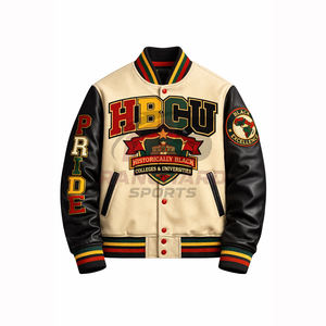 Chaqueta ligera para hombre estilo HBCU, cómoda y personalizada, chaqueta universitaria, chaqueta de colegio, chaqueta varsity hecha a medida. - Product Image 1
