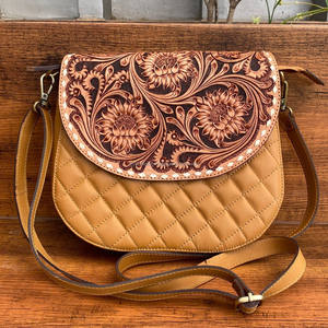 Femmes 2025 mode usiné à la main en cuir matelassé diamant treillis sac à bandoulière luxe en cuir de vachette concepteur épaule sacs à main - Product Image 2