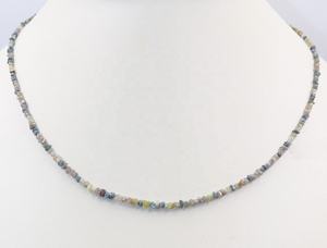 Excelente Collar Minimalista con Cuentas Multifacéticas Sin Cortar de 3 mm y 16 Pulgadas, Cuentas Multidiamante - Product Image 5