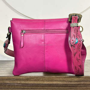 Bolsos cruzados de cuero vacuno hechos a mano de gran capacidad para mujer, bolso cruzado multifuncional de un solo hombro, artículo en oferta. - Product Image 6