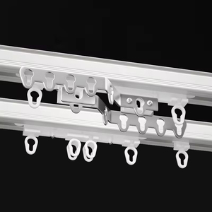 Ripple Fold S Fold <strong>Curtain</strong> Track Runner Accessories Durable PC Plastic Modern Long <strong>with</strong> <strong>Curtain</strong> <strong>Hooks</strong> for Living Room - Product Image 5