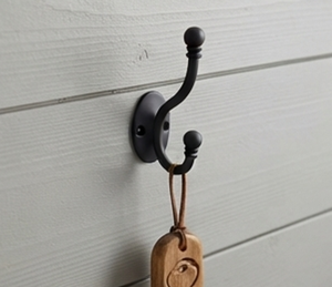 <b>Black</b> Color Coated Finished Wall Mounted Hanging <b>Hooks</b> Metal With Unique Design Perfect For Stylish Home Decoration Use <b>Hook</b> - Product Image 4