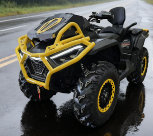 Quad agricole 4x4 vert clair, moteur essence 1000cc, 1000W, transmission par arbre automatique avec blocage de différentiel, certifié EPA/ECE - Product Image 1