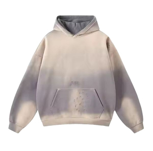 เสื้อฮู้ดดี้สไตล์สตรีทแวร์ผู้ชาย ล้างสีแบบ ACID แฟชั่นลำลอง แขนยาว ทันสมัย เสื้อฮู้ดดี้ผู้ชายล้างสีแบบ ACID - Product Image 1
