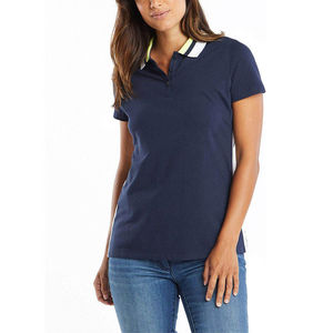 Polo de Mujer de Secado Rápido y Cómodo, 100% Algodón, Tejido de Punto, Polo de Mujer de Alta Calidad al Mejor Precio - Product Image 1