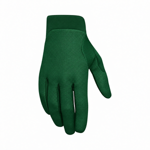 TESSUTO Custom Green Full <b>Finger</b> Racing Gloves Nylon MTB Mountain <b>Bike</b> Riding Gloves Adjustable Wrist Strap Men Women - Product Image 1