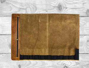 Couteau de Chef Forgé à la Main de Qualité Supérieure, Vente en Gros OEM/ODM, Manche en Cuir Roulé, Résistant à l'Eau LKR-0316 - Product Image 4