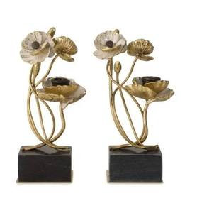Metal <b>Leaf</b> Sculpture Gold Finished Christmas Showpiece Classic Holiday Decoration for Celebrations - Product Image 3