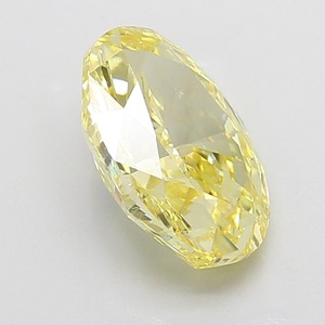 Diamant ovale jaune vif fantaisie de 5,23 carats, pureté VS1, certifié, pour bijoux de luxe - Product Image 3