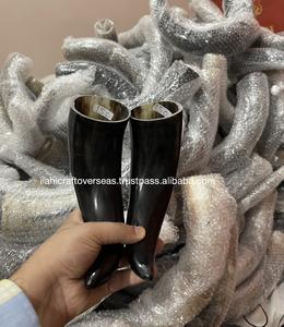 Paire de cornes de bison polies, décoration murale, design Art Déco, grande taille de 10 à 18 pouces, pour mariage, anniversaire - Product Image 3