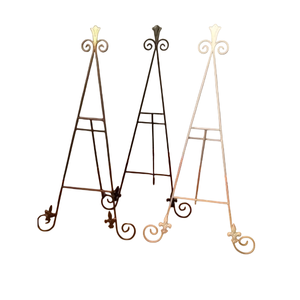 Hot Selling Black Metal Painting <b>Easel</b> <b>Stand</b> with Adjustable Height for Home Decor and Photo Display Floor <b>Easel</b> - Product Image 4