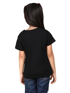 เสื้อยืดคอกลมสำหรับเด็กผู้หญิงผ้าฝ้าย100% ใหม่มาแรงวิธีการพิมพ์ที่แตกต่างกันและวัสดุในมือ - Product Image 5