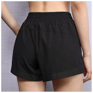 Vêtements de yoga de haute qualité pour femmes, shorts de sport avec ourlet en mesh pour la course à pied, l'entraînement athlétique, la course à pied, la salle de sport - Product Image 4