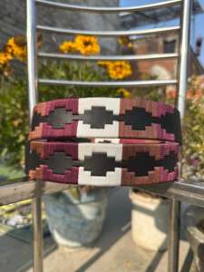 Handmade Vintage Argentinian Gaucho Style Casual <b>Polo</b> <b>Belt</b> <b>Men</b> Women Brass Buckle Cow Hide Embroidery Customizable - Product Image 2