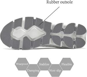 Zapatillas Deportivas de Invierno de Alta Calidad para Correr, Caminar y Entrenar, con Soporte Acolchado, Color Personalizado, Cordones Blancos, Unisex - Product Image 4