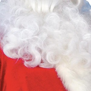 Costume de Père Noël pour homme en velours rouge avec bordure en fourrure blanche, tenue de Noël taille adulte, facile à porter, prix abordable. - Product Image 2