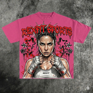 Camiseta Corta con Logotipo Personalizado por Serigrafía, Ropa Urbana con Diseño Gráfico Impreso, Colecciones de Ropa de Verano - Product Image 1