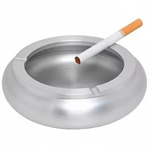 Cendrier en métal fait main moderne avec design personnalisable - Support élégant pour fumeurs pour la décoration de la maison, du bureau ou de l'hôtel - Product Image 2