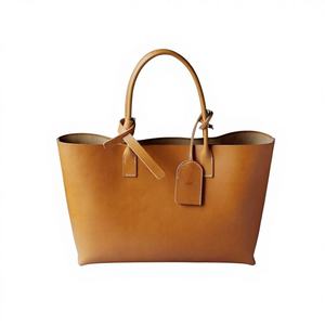 Sac à main en cuir véritable personnalisé en gros sac de collège quotidien pour filles à la mode grande capacité pour pique-nique à prix réduit - Product Image 6