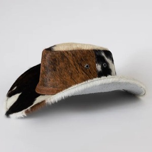 Top Quality Adjustable Men's Genuine Cowhide <b>Hats</b> For Sale Affordable Price Trending Latest Style Cowhide <b>Hats</b> - Product Image 2