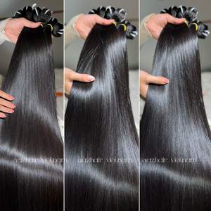 Vente en gros Paquets de Cheveux Humains Soyeux et Lisse avec Miroir, Cheveux Bruts Vietnamiens à Double Tirage pour Femmes Noires - Product Image 4