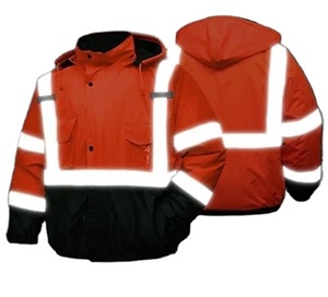 Vente de gros Gilet de chantier haute visibilité pour homme Veste de travail de sécurité haute visibilité avec logo personnalisable - Product Image 1