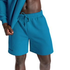 Custom Logo French Terry Puff Print Hooded Custom Logo Thick 2 Piece Gym Hoodie Shorts <b>Set</b> Sweatshirt and Shorts <b>Set</b> 2025 - Product Image 6