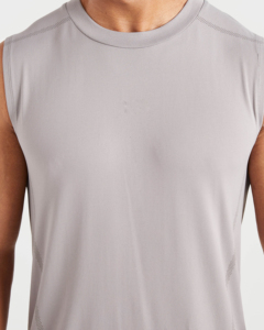 Débardeur côtelé unisexe personnalisable avec logo, t-shirt de fitness extensible, gilet de sport pour homme, style décontracté pour la musculation et les sports d'été - Product Image 6