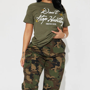 Camisetas de Manga Larga para Mujer, Nueva Llegada, Logotipo Personalizado al por Mayor, 100% Algodón, Camisetas Lisas Estampadas para Mujer - Product Image 1