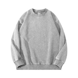 Sudadera con capucha de cuello redondo 100% algodón al por mayor, sudadera con capucha de lavado ácido en oferta, sudaderas unisex personalizadas con logo para hombre y mujer - Product Image 6