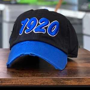 Zeta Phi Beta 1920 <b>Black</b> Blue Distressed Hat Embroidered Sorority <b>Baseball</b> <b>Cap</b> Adjustable Strap Casual Stylish Women <b>Cap</b> - Product Image 6