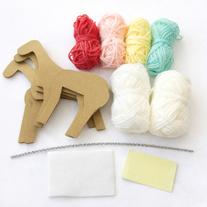 Kit de Manualidades Educativas PLOMA DIY para Niños, Unicornio de Hilo para Envolver, Juguete de Animal de Cartón, Fácil y Divertido - Product Image 4