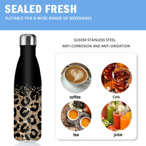 Botella de Agua Deportiva Personalizada, Reutilizable, Portátil, de Doble Pared, de Acero Inoxidable, Tipo Cola, para Viajes - Product Image 2