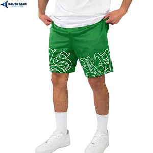 กางเกงขาสั้นตาข่ายพิมพ์ลายแบบซับลิเมชั่น แห้งเร็ว สำหรับผู้ชายและผู้หญิง เหมาะสำหรับออกกำลังกาย วิ่ง เล่นกีฬา เป็นมิตรกับสิ่งแวดล้อม ระบายอากาศได้ดี - Product Image 2