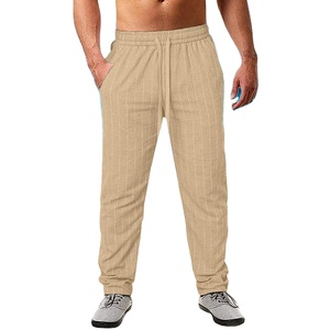 Custom <b>Men</b> <b>Pinstripe</b> Jogger Pants Wholesale Casual Slim Fit Drawstring <b>Trousers</b> Fashion Streetwear Sweatpants Manufacturer - Product Image 6