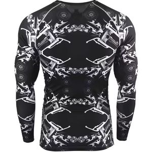 Camiseta Deportiva de Manga Larga para Hombre, Modelo 2026, de Alta Calidad, con Estampado, al Por Mayor, al Precio Más Bajo - Product Image 1