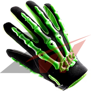 Nouveaux gants de moto unisexes en cuir rétro, pour motocross, protection complète des doigts, équipement de course rapide pour moto - Product Image 4