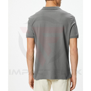 เสื้อกอล์ฟผ้าโพลีเอสเตอร์/คอตตอนกันยับราคาส่ง ถูก สำหรับเสื้อยืด ปักโลโก้ พิมพ์ลาย  แบบเรียบ  แบบวาฟเฟิล - Product Image 2