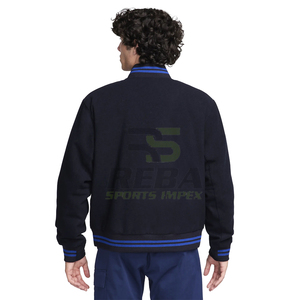 เสื้อแจ็คเก็ตเลตเตอร์แมนผู้ชาย เสื้อแจ็คเก็ตขนสัตว์ใส่สบาย เสื้อแจ็คเก็ตเลตเตอร์แมนผู้ชาย เสื้อผ้าสตรีทแวร์เท่ห์ๆ เสื้อแจ็คเก็ตเบสบอลผู้ชาย - Product Image 4