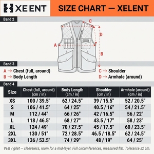 Gilet de chasse technique personnalisé pour la chasse en montagne, sans manches, col en V, haute visibilité, système de ceinture de distribution de charge, brodé, pour adultes - Product Image 6