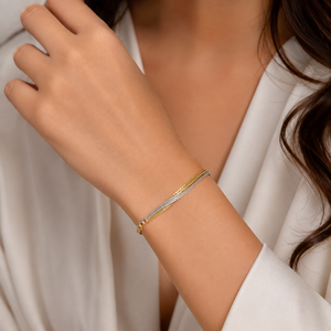 Pulsera de Cadena Multicapa de Plata de Ley 925 para Mujer, Acabado Pulido, Estilo Minimalista, para Uso Diario, Regalo para Fiestas, Joyería Fina - Product Image 1