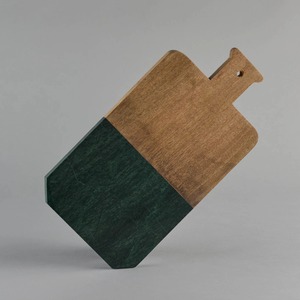 Planche à découper en marbre et bois d'acacia, plateau de service en marbre et bois avec poignée, planche à découper pour charcuterie, idéale pour la gravure laser - Product Image 5