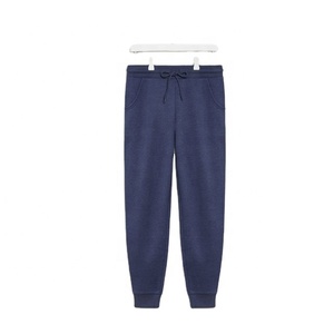Pantalon de jogging décontracté pour femme, 100 % coton molletonné, coupe régulière, longueur intégrale, taille à cordon, poches, pour la course et l'entraînement - Product Image 1