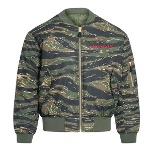 New custom made camo flag design oem high quality standard price <b>men</b> bomber <b>jacket</b> - Product Image 4