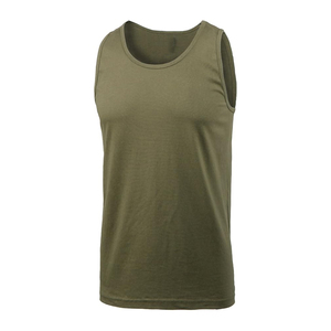 ELINE SPORTS Summer Casual Fitness Tank Top for Men Breathable 100% Cotton <b>Knitted</b> Fabric Customizable OEM Service Solid <b>Pattern</b> - Product Image 2