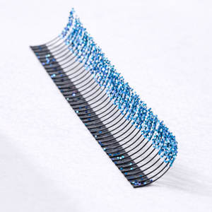 Cils scintillants, étiquette privée personnalisée, étiquette privée coréenne, plumes artisanales, faux cils 3D, cils individuels naturels faciles à poser - Product Image 4