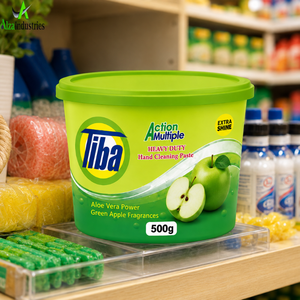 Pâte détergente puissante pomme verte 500g – Nettoyant puissant pour graisse de cuisine – Détergent vaisselle intensif à l'Aloe Vera |   Cuisine haut de gamme - Product Image 1
