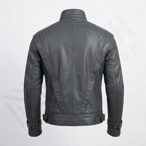 Veste de moto en cuir véritable pour homme de qualité supérieure, nouvelle arrivée, vestes de moto d'hiver, protections amovibles, personnalisables - Product Image 2