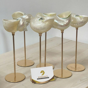 Copas de Vino Hechas a Mano con Conchas Naturales, Copas de Caracol con Estilo Sofisticado y Alta Calidad, Mejor Precio al por Mayor - Product Image 1