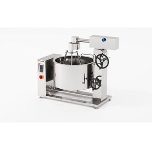 Olla de vapor encamisada de inducción giratoria Amicook 380V/440V para cocción industrial de ingredientes, hervido y horneado - Product Image 6